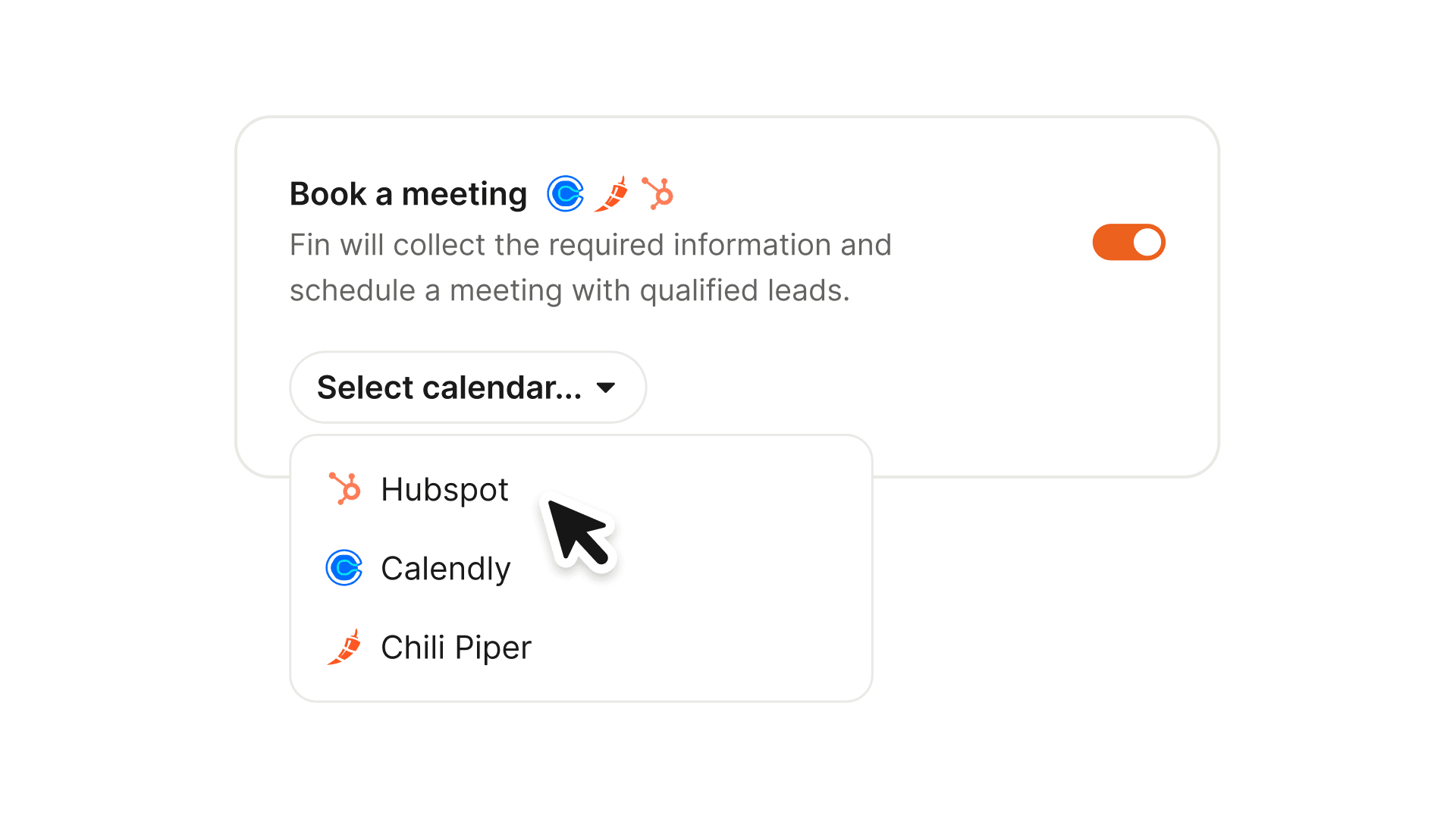 HubSpot Meetings for Fin Sales Agent