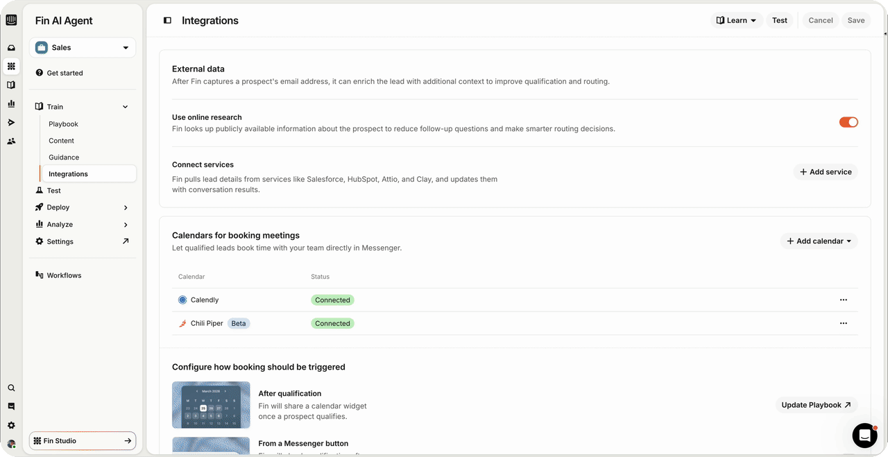 Automatic Salesforce data connectors